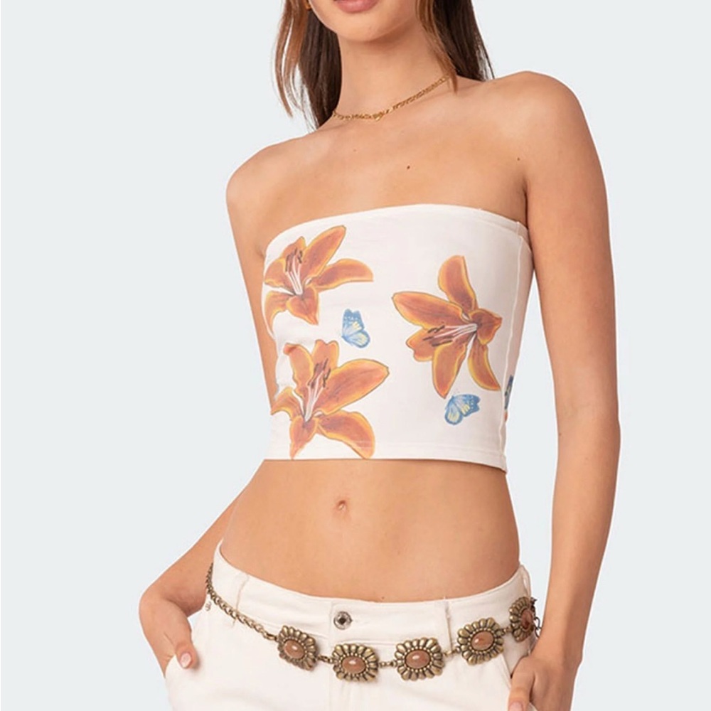 Edikted Tigerlily Tube Top